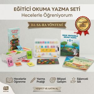 Hece Yöntemiyle Okuma Yazma Seti(Ba-Sa Yöntemi)