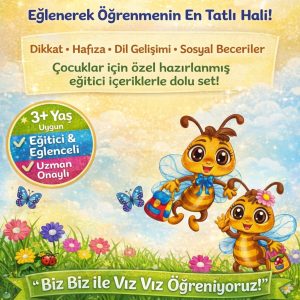 Vız Vız Arılar 3-4 Yaş Eğitim Seti