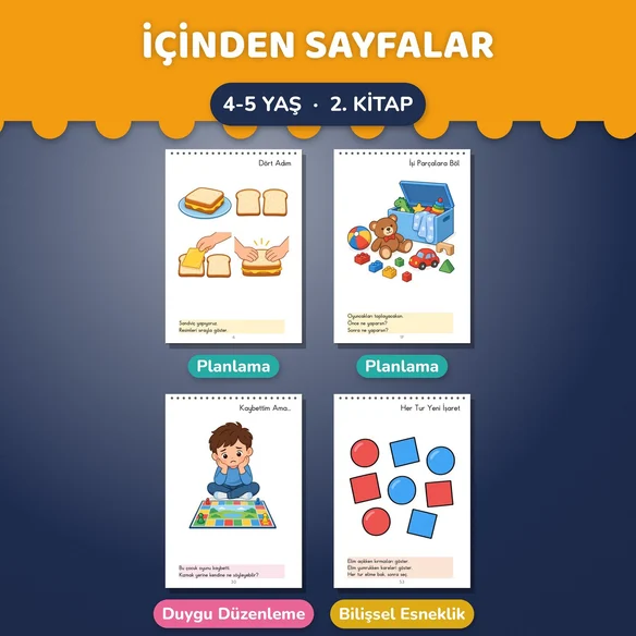 Yürütücü İşlevler Seti 4-5 Yaş - Görsel 3